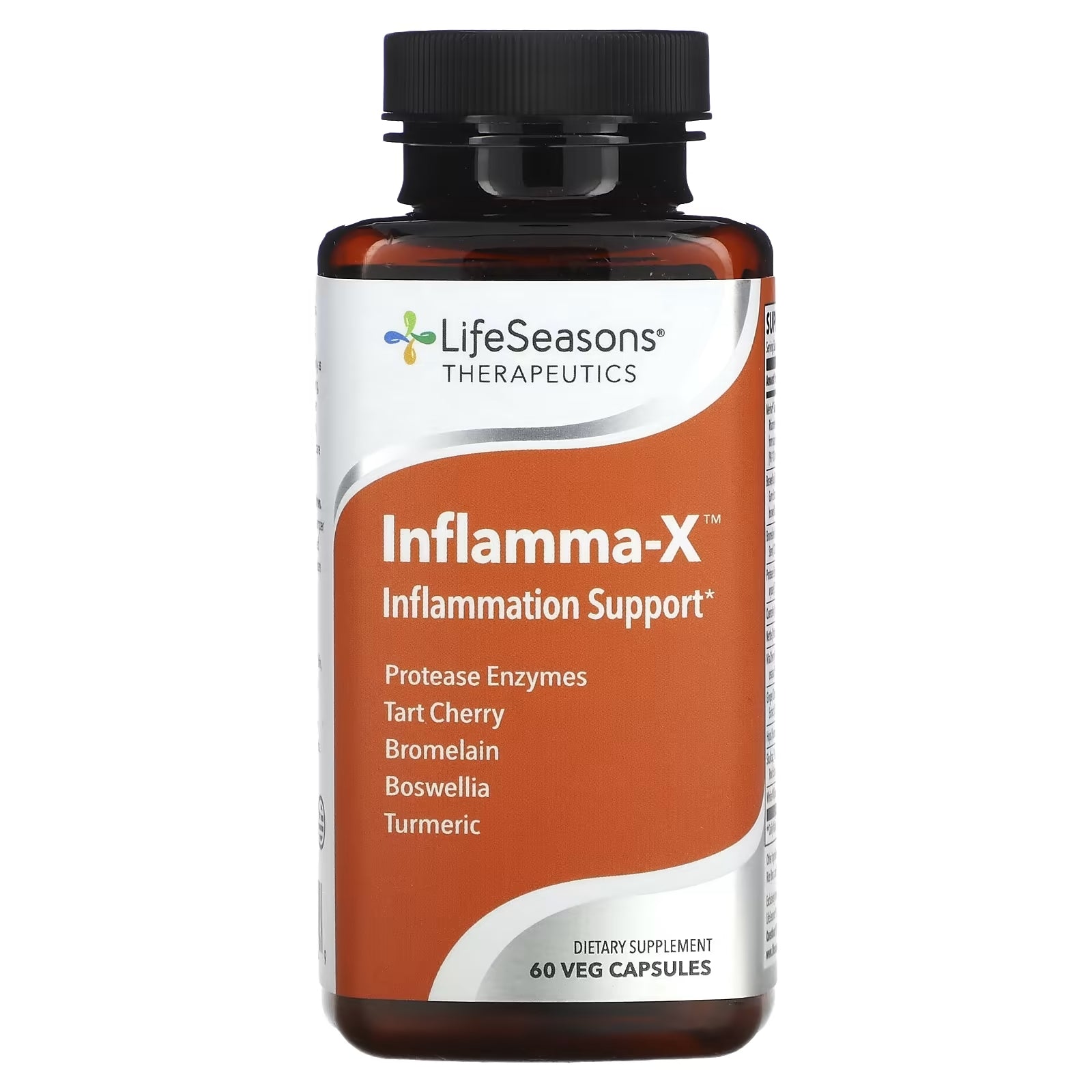 Dietary Supplement - Inflammation Support LifeSeasons Inflamma-X, 60 Vegetarian Capsules