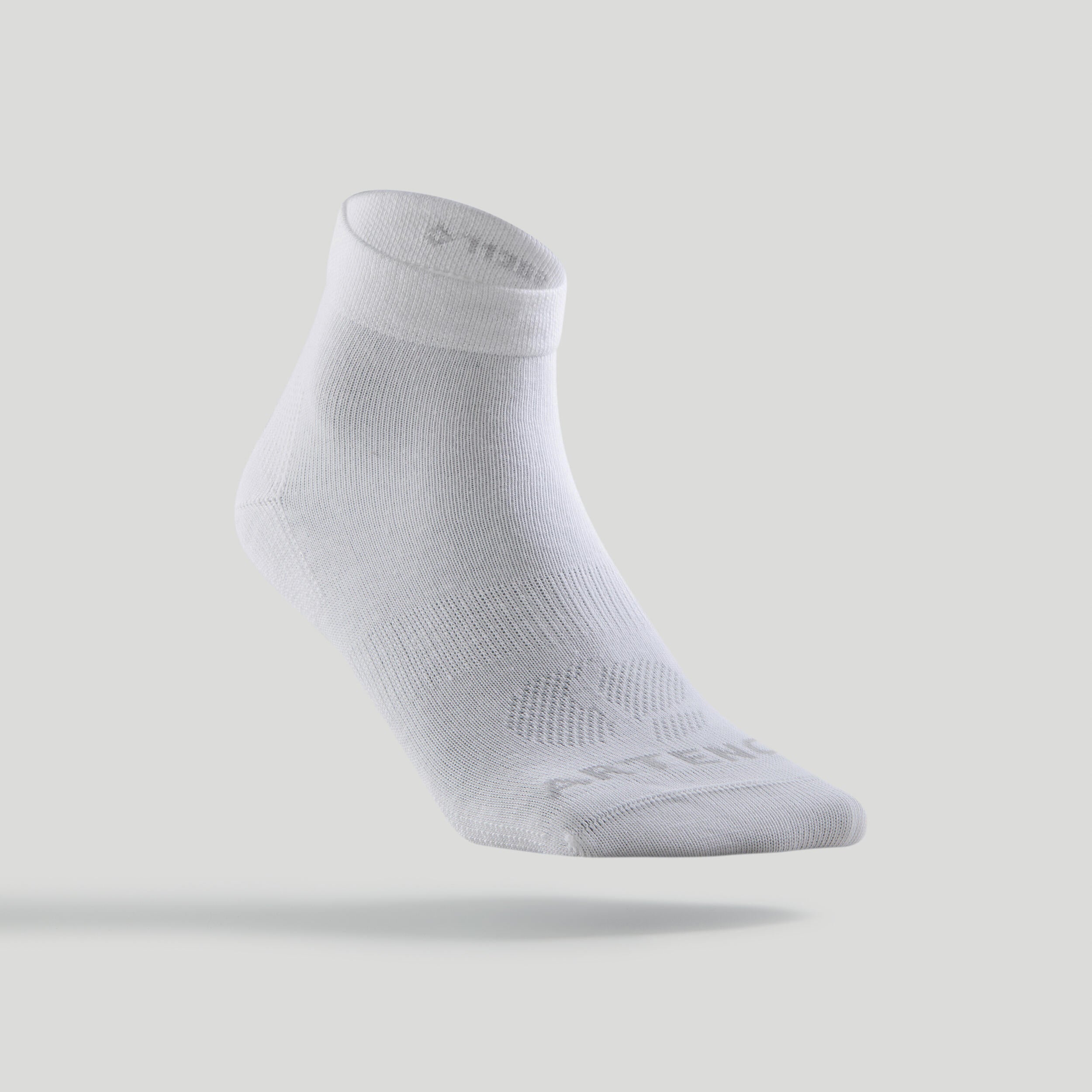 Tennis socks - RS 160 Mid, 3 pcs. in packaging, white ARTENGO, white