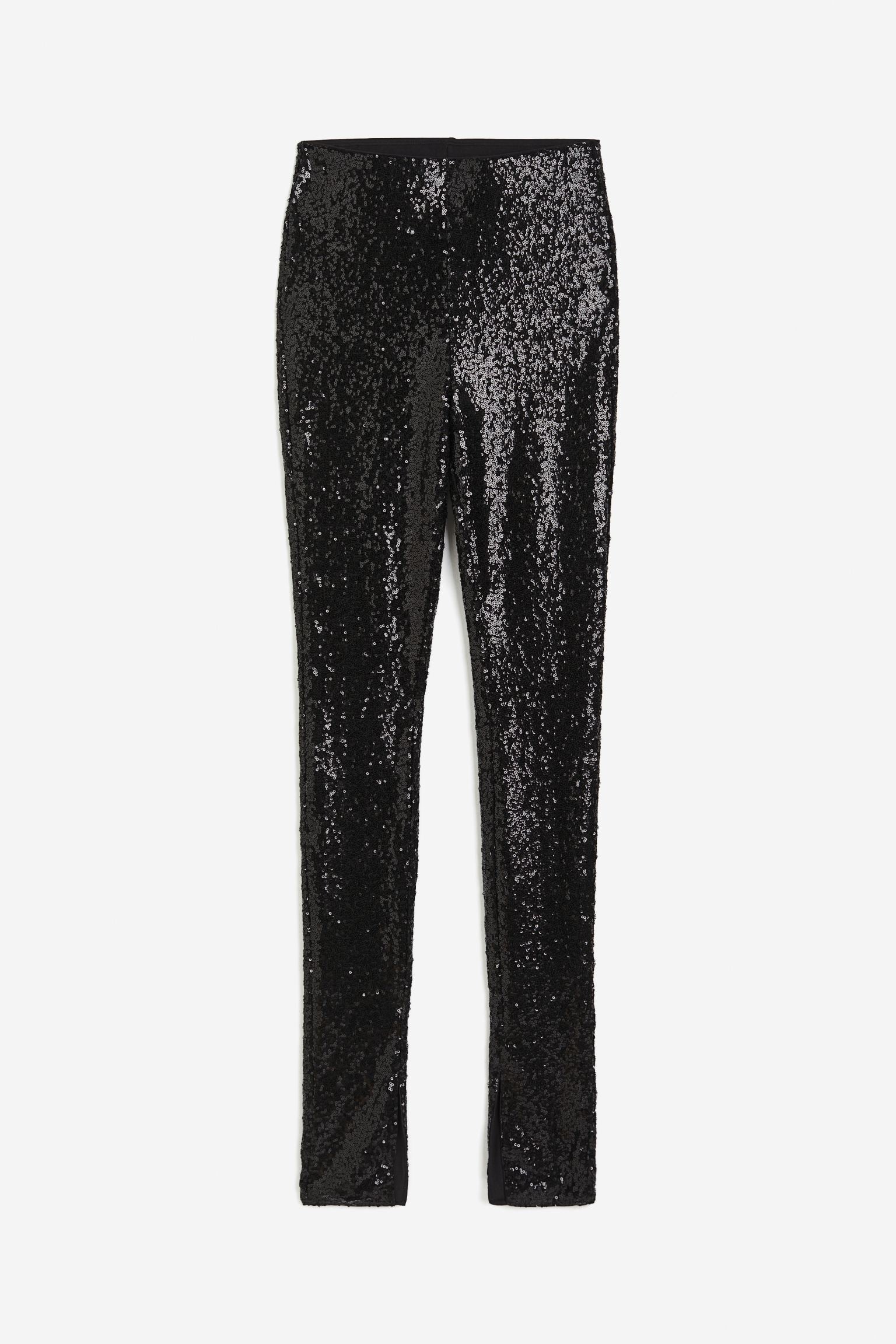 H&M Sequined leggings, black