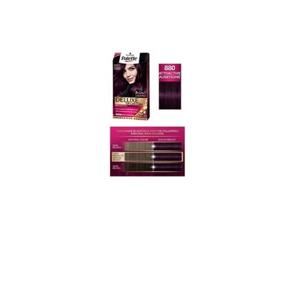 880 Attractive permanent eggplant hair color, Palette Deluxe