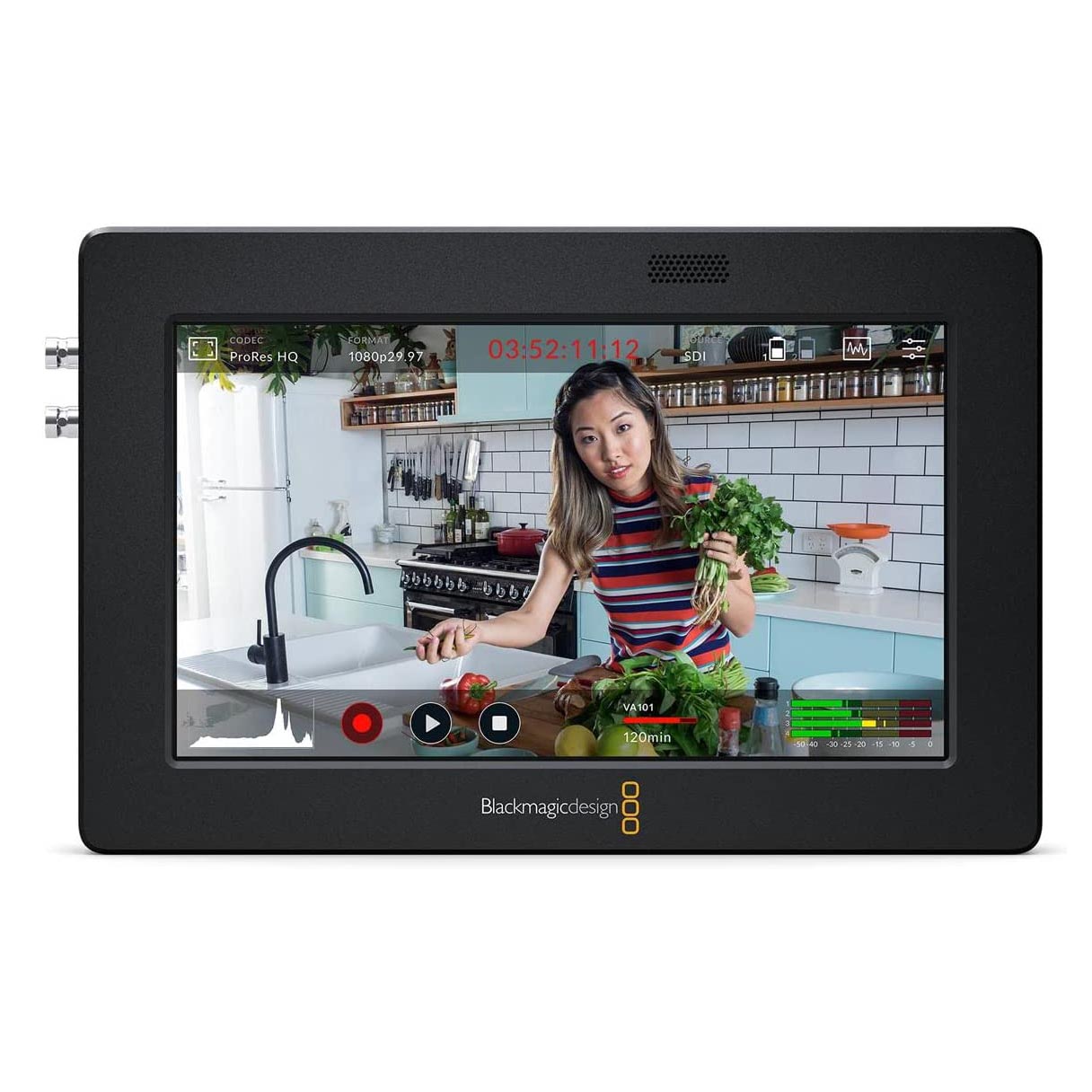 شاشة/مسجل فيديو Blackmagic Design Video Assist 3G مقاس 5 بوصات