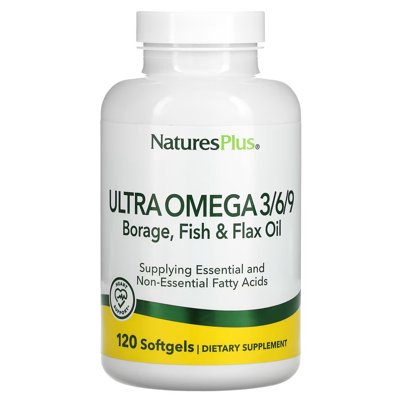 NaturesPlus, Ultra Omega 3/6/9, 120 Capsules