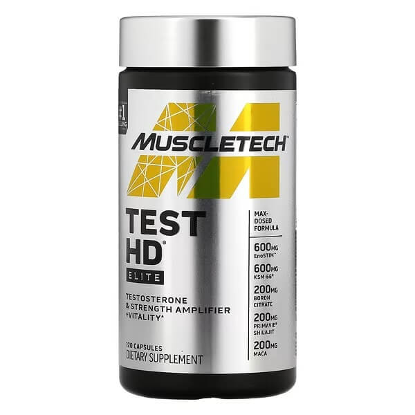 Testosterone MuscleTech Test HD, 120 capsules