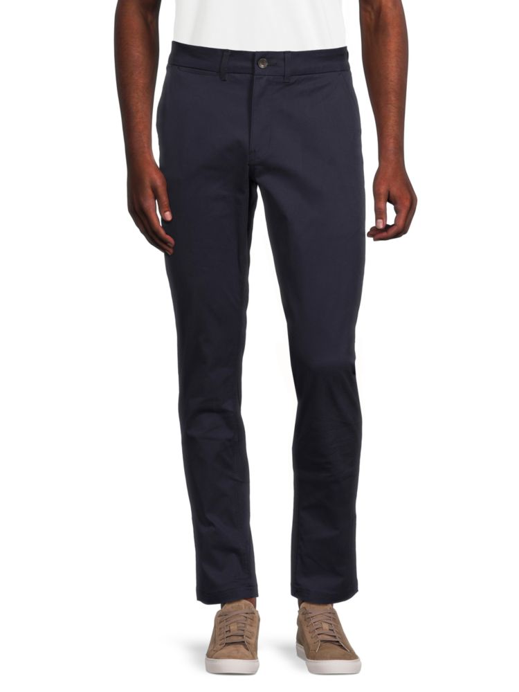 Ben Sherman Solid Slim Trousers in Navy Blaze