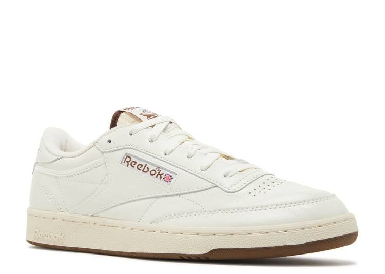 حذاء رياضي Reebok CLUB C 85 VINTAGE، أبيض/بني