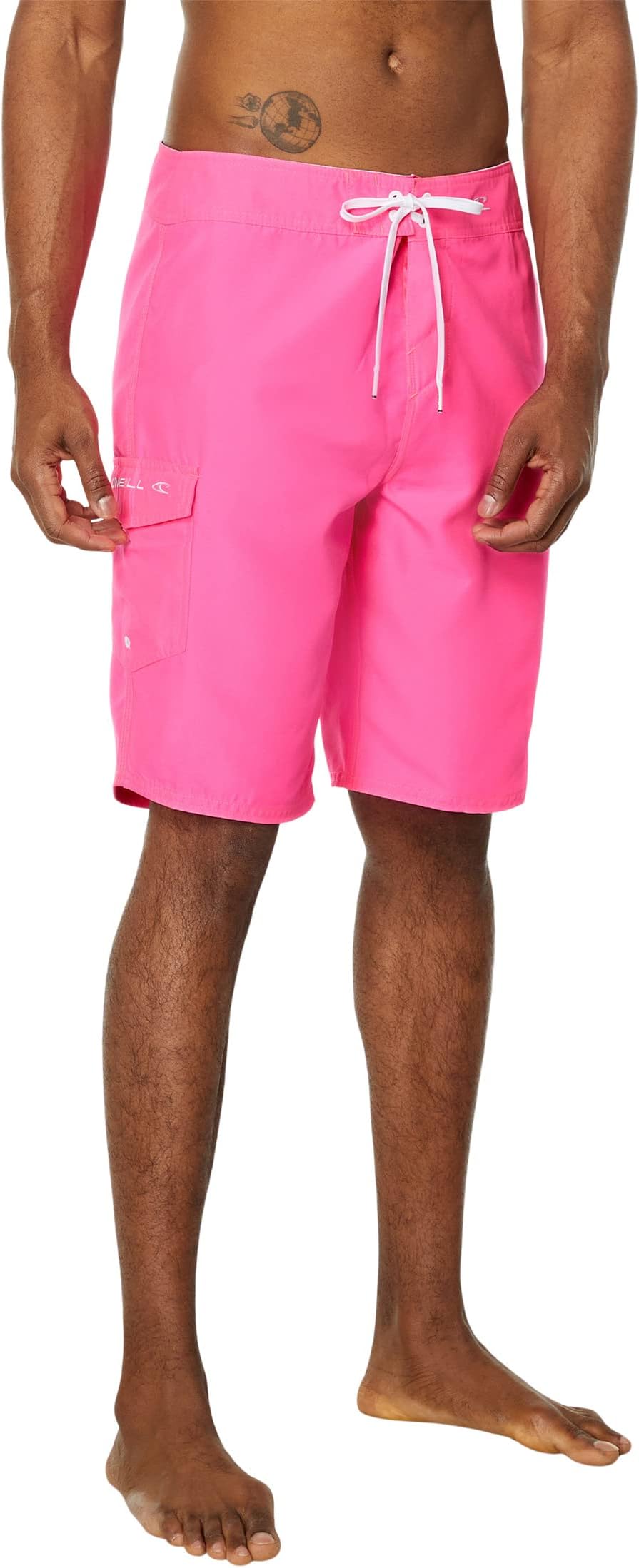 Santa Cruz Solid 2.0 O'Neill Board Shorts, Neon Pink