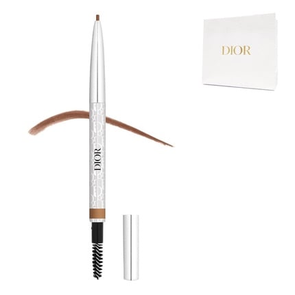 قلم تحديد الحواجب المقاوم للماء Dior Diorshow Brow Styler بطرف قابل للسحب فائق الدقة 0.003 أونصة 02 كستنائي