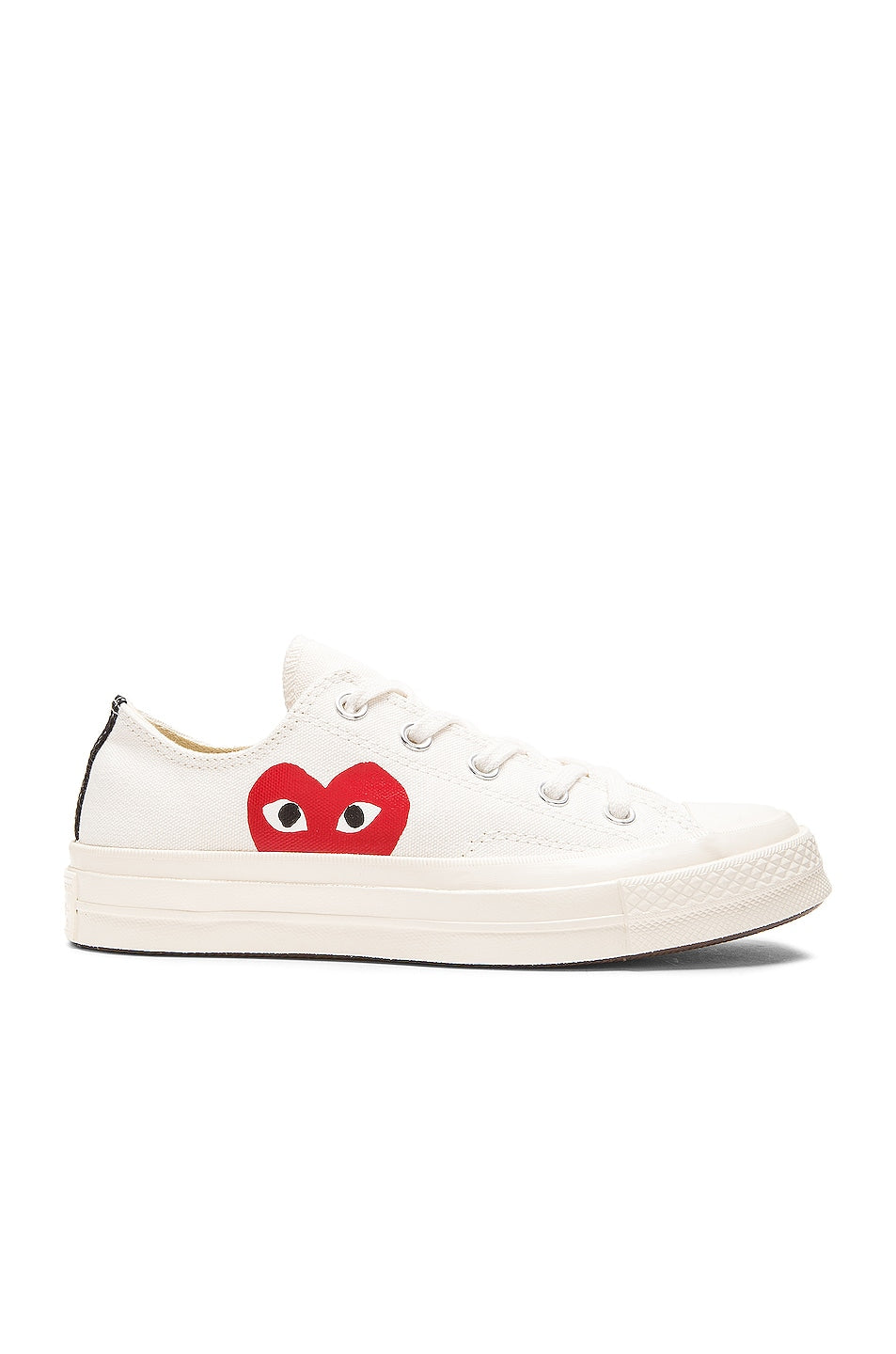 Comme des Garçons Converse Large Emblem Low Top Canvas sneakers, white