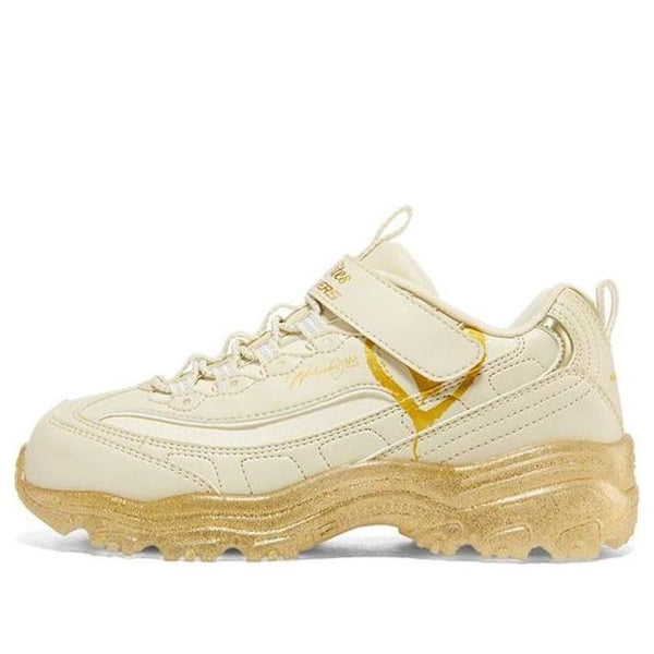 حذاء رياضي (GS) Skechers James Goldcrown x D'Lites Crystal Marathon Running Shoes 'Beige Gold'، بيج