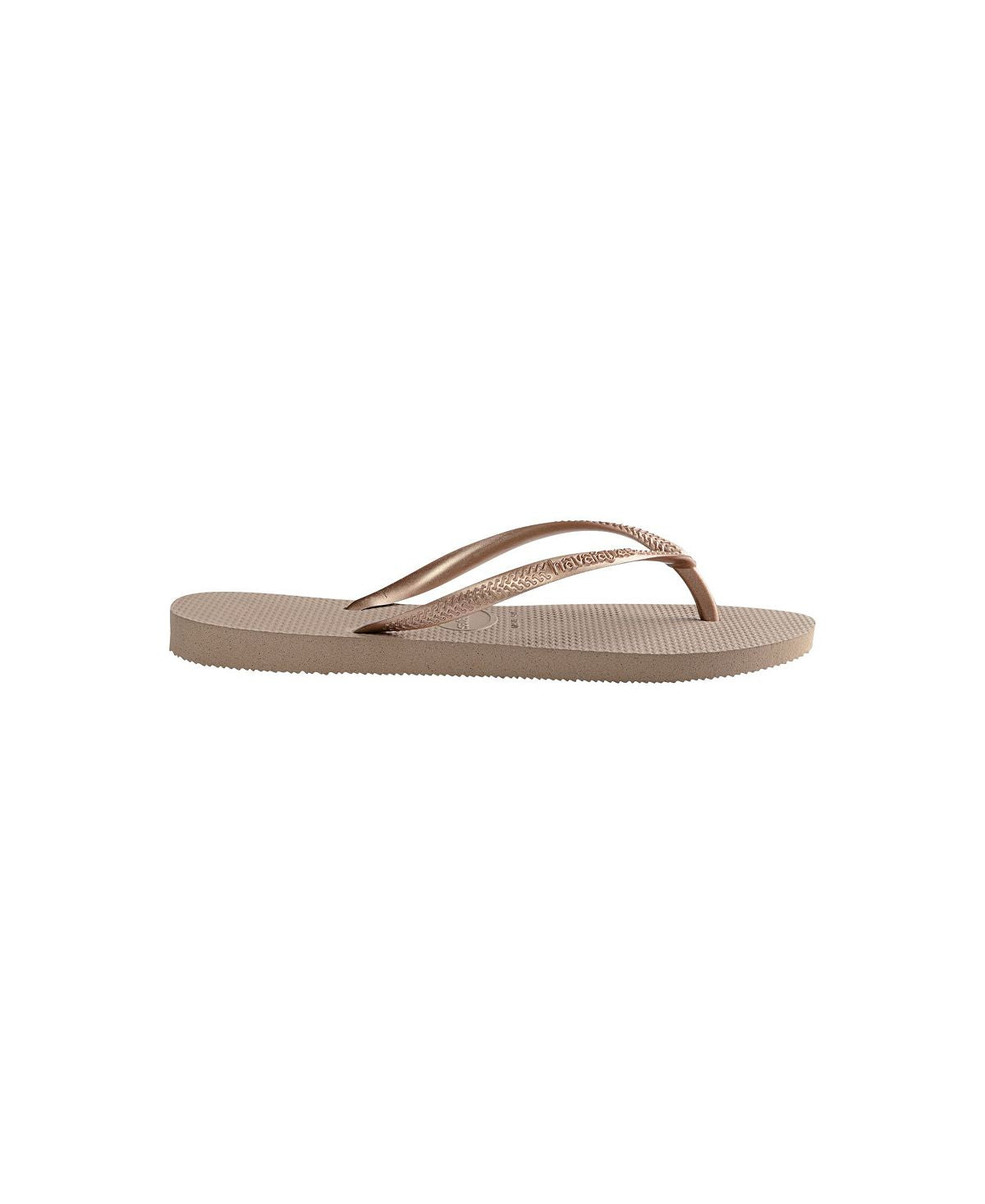 Women's narrow slides Havaianas, gold