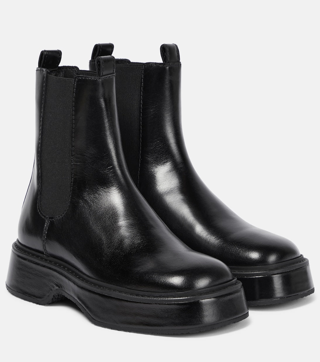 Ami Paris leather Chelsea boots, black