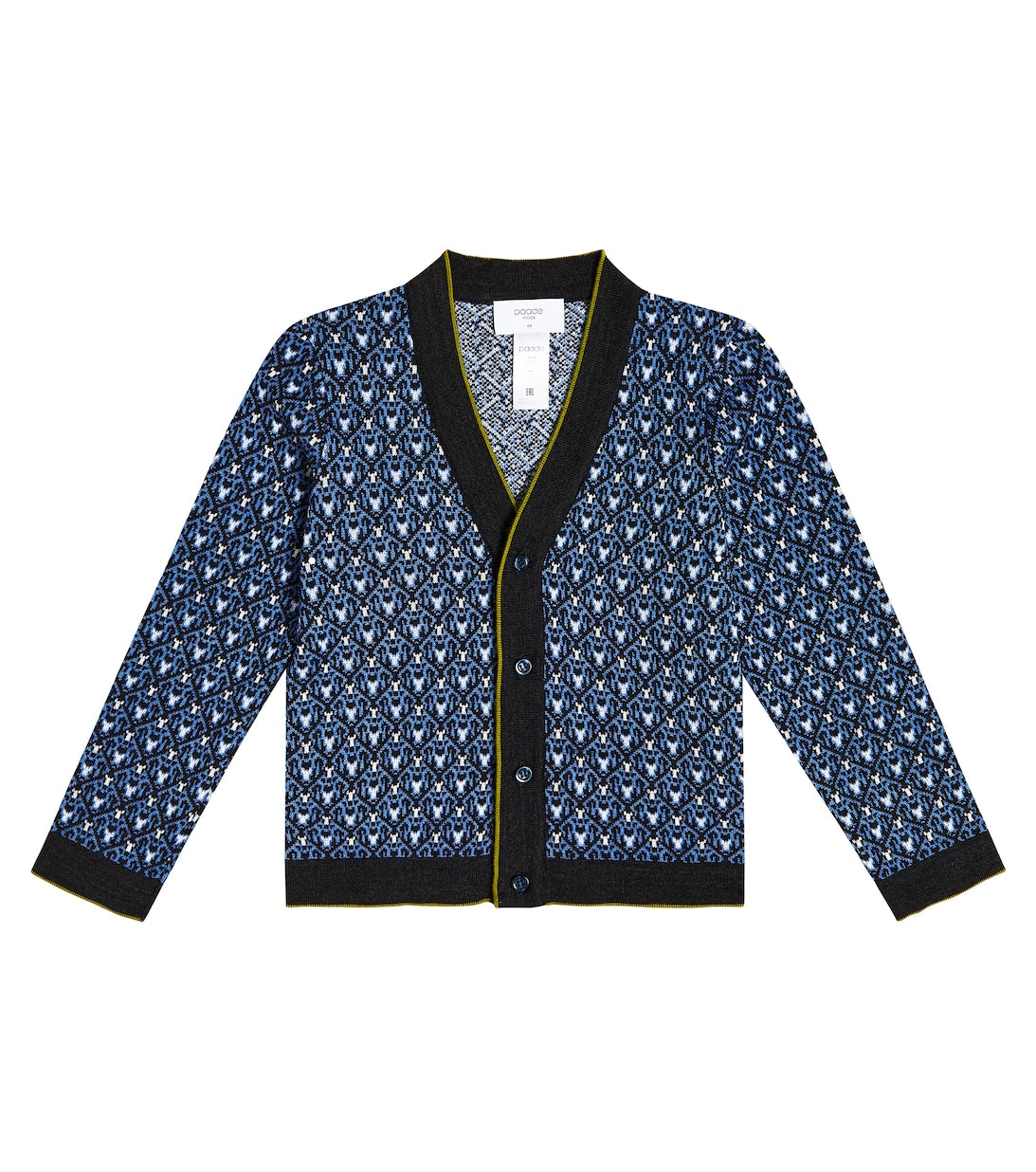 Paade Mode wool blend cardigan, blue