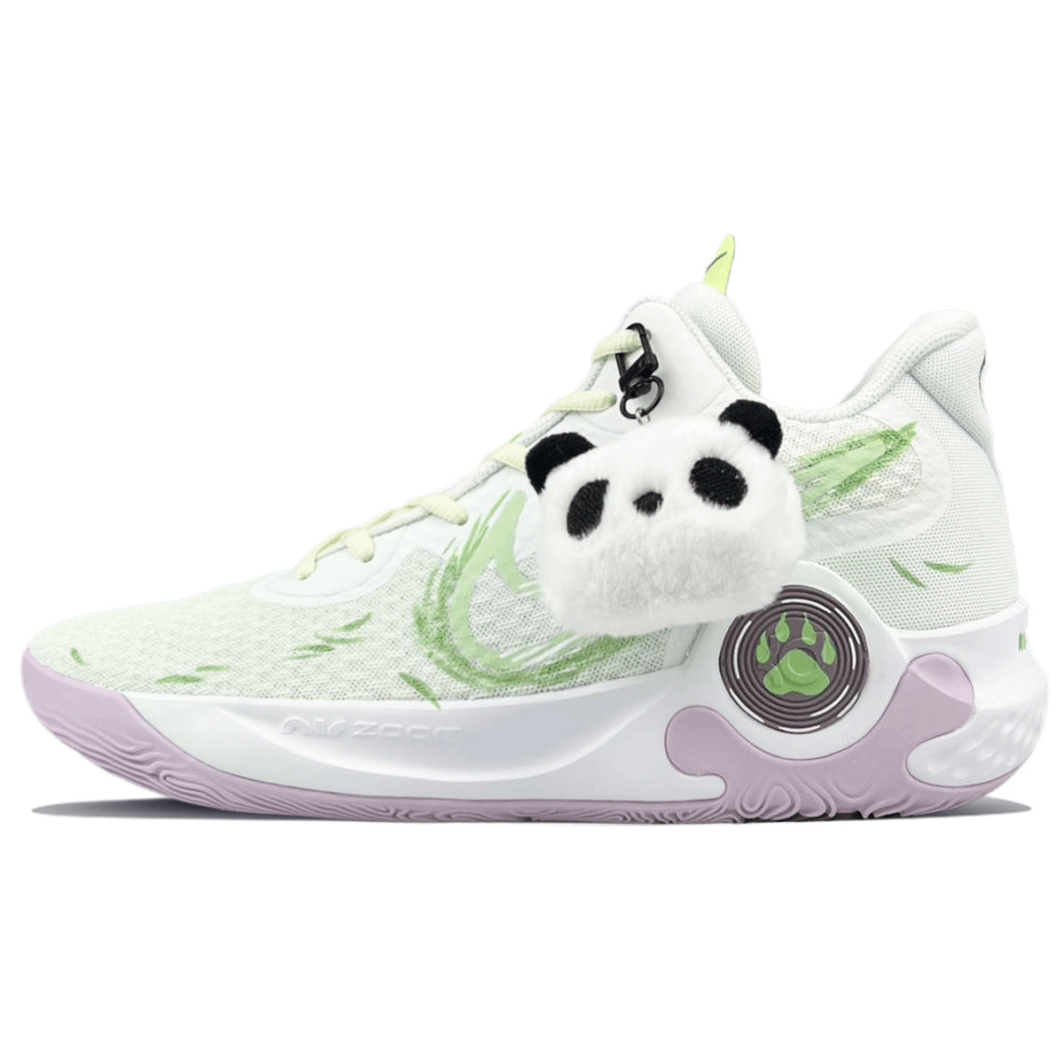 KD Trey 5 IX Vintage Unisex Mid-Top Basketball Shoes White Purple Matcha Green Nike