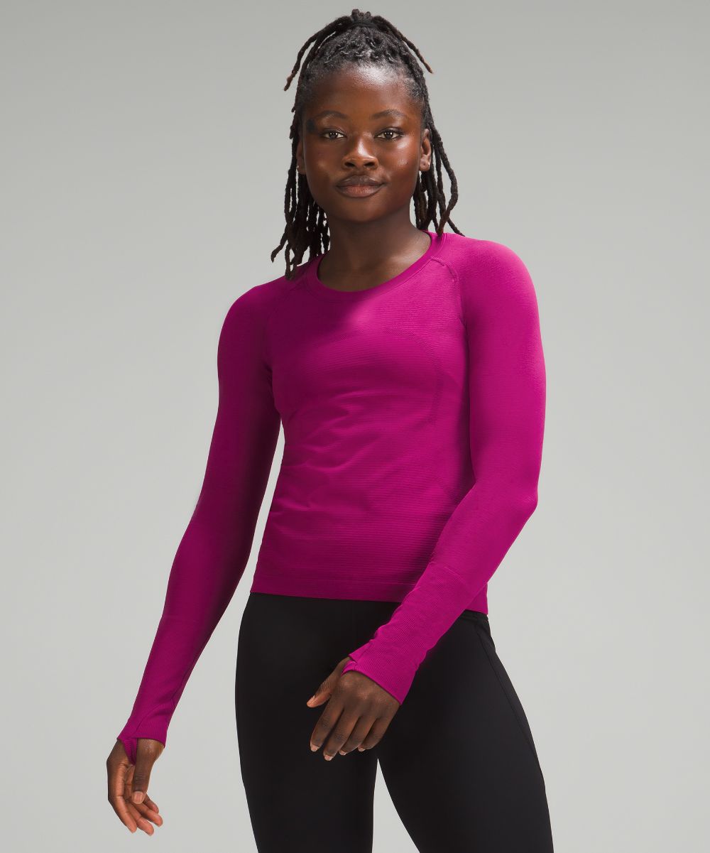 Swiftly Tech 2.0 Lululemon Long Sleeve Shirt, Purple