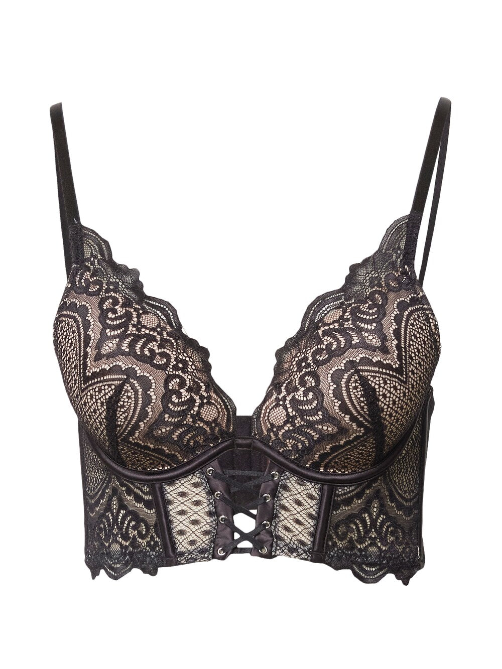 Hunkemöller Lotta triangle bra, black