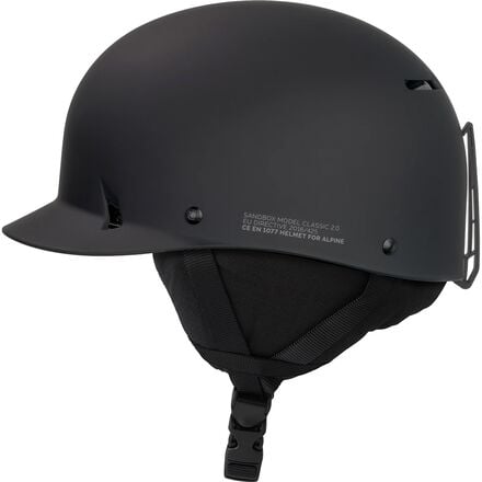 Classic Snow Helmet 2.0 Sandbox, Black Matte