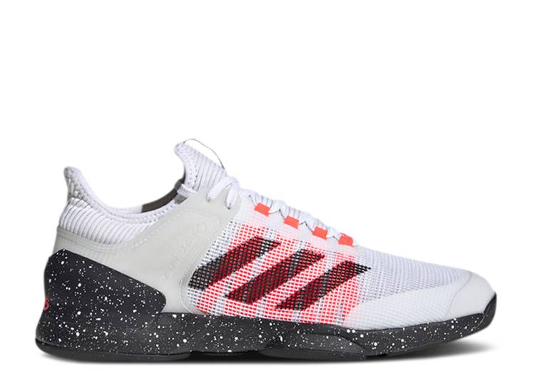 Adidas ADIZERO UBERSONIC 2.0 HC 'WHITE SIGNAL PINK' sneakers, white