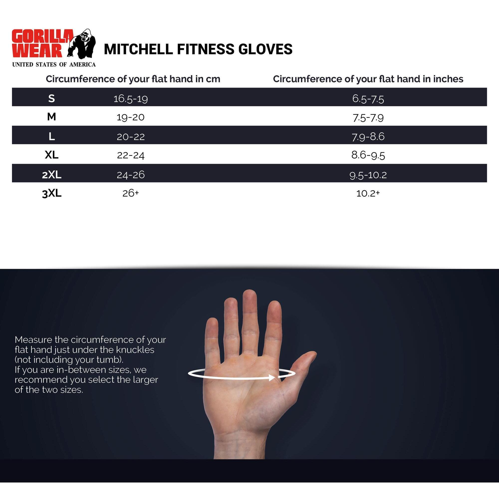 Training gloves - Mitchell - Black GORILLA WEAR, black