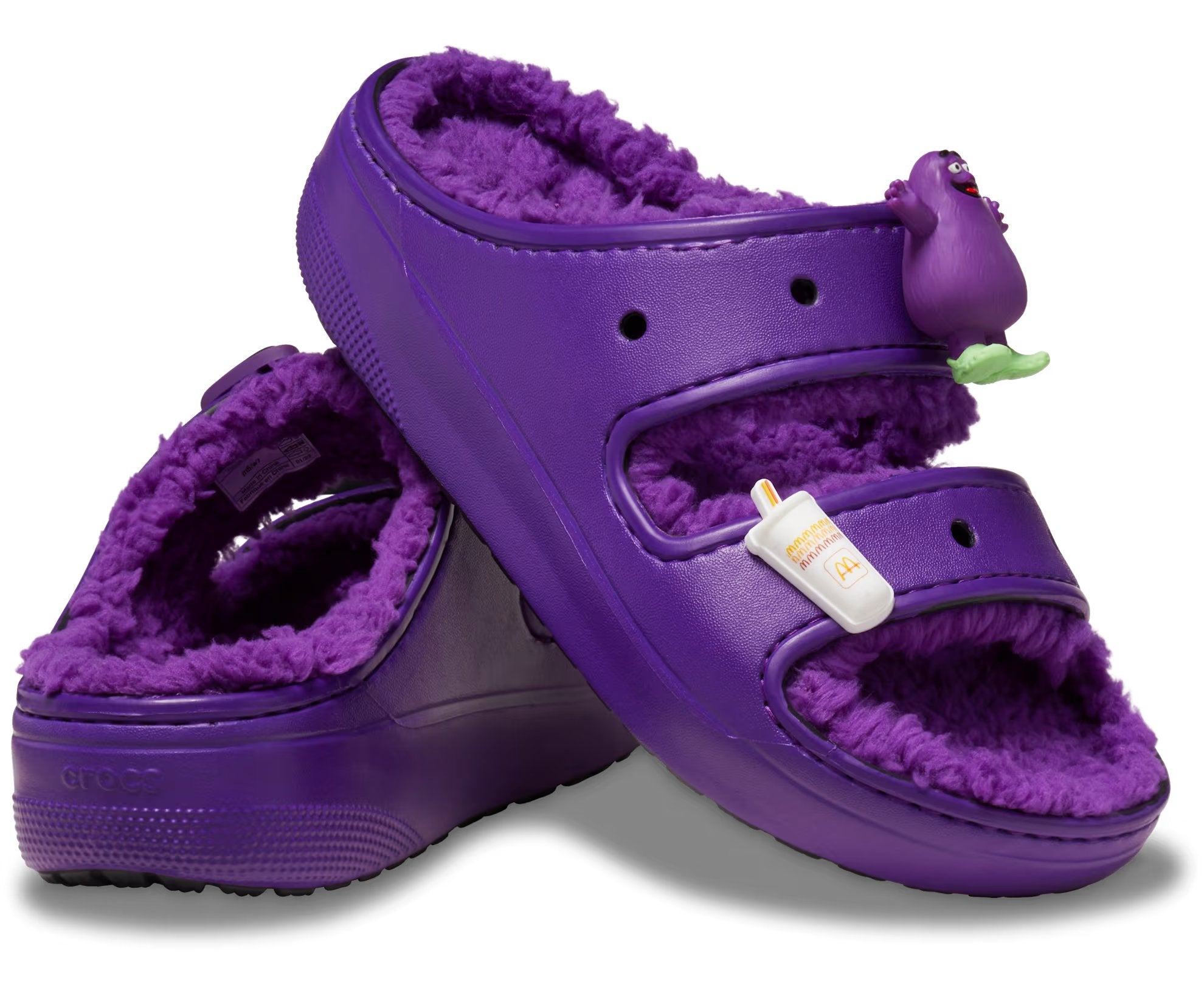 Crocs x McDonald's sandals - Grimace Cozzzy, purple