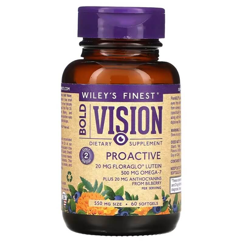 Bold Vision Proactive Wiley's Finest, 60 Softgels