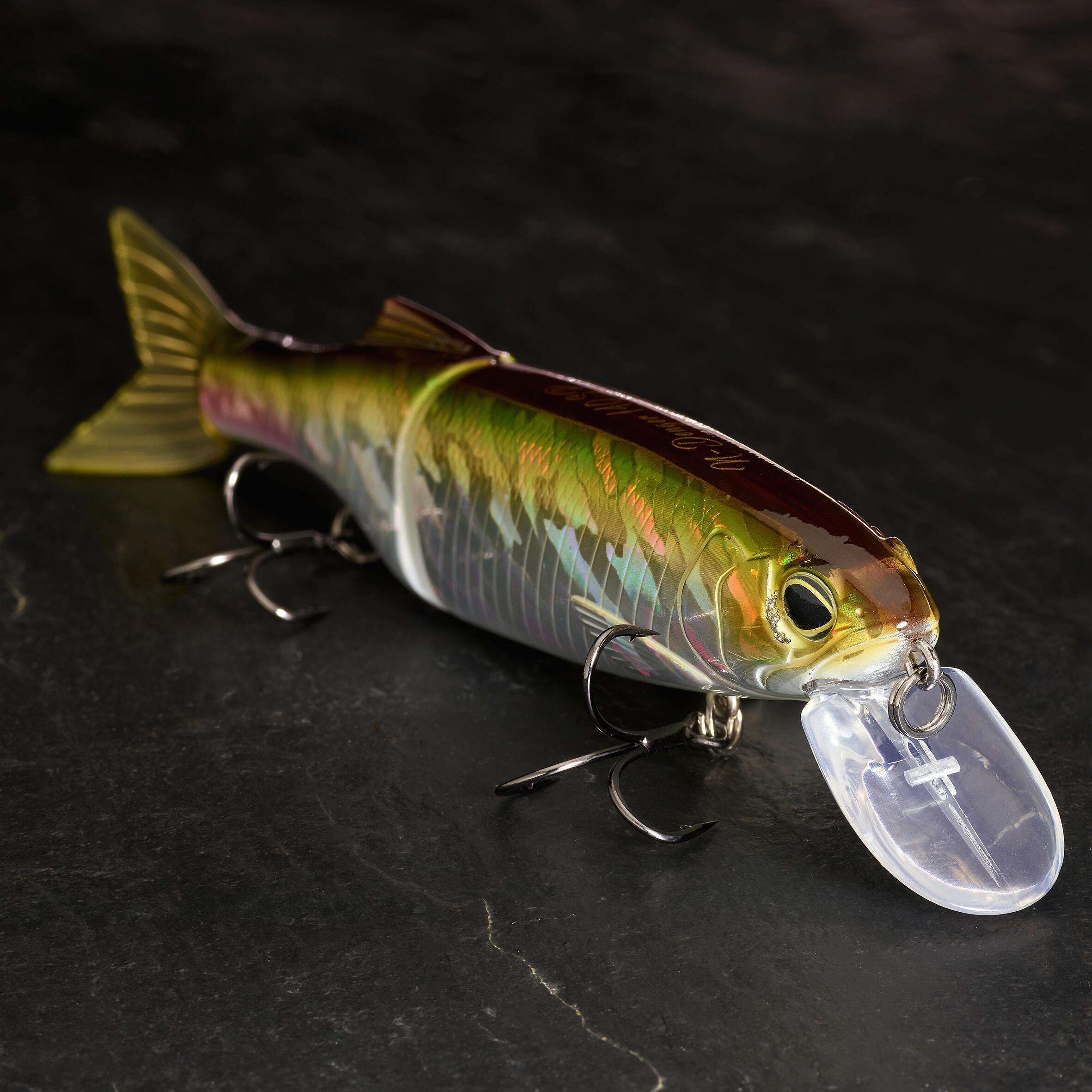 Lure NDENGER 140SP pike green back BIWAA