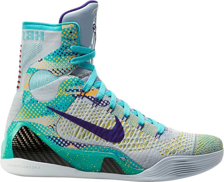 حذاء Nike Kobe 9 Elite XDR 'Hero' باللون الرمادي