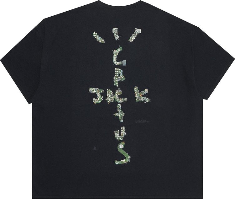 Cactus Jack by Travis Scott Motherboard Logo I T-Shirt 'Black', Black