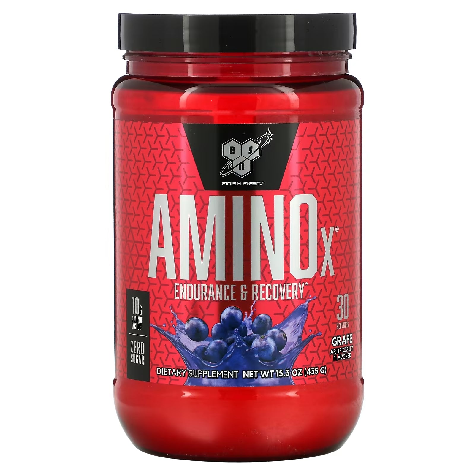 مكمل غذائي للتحمل والتعافي BSN Amino-X، بنكهة العنب، 435 جم