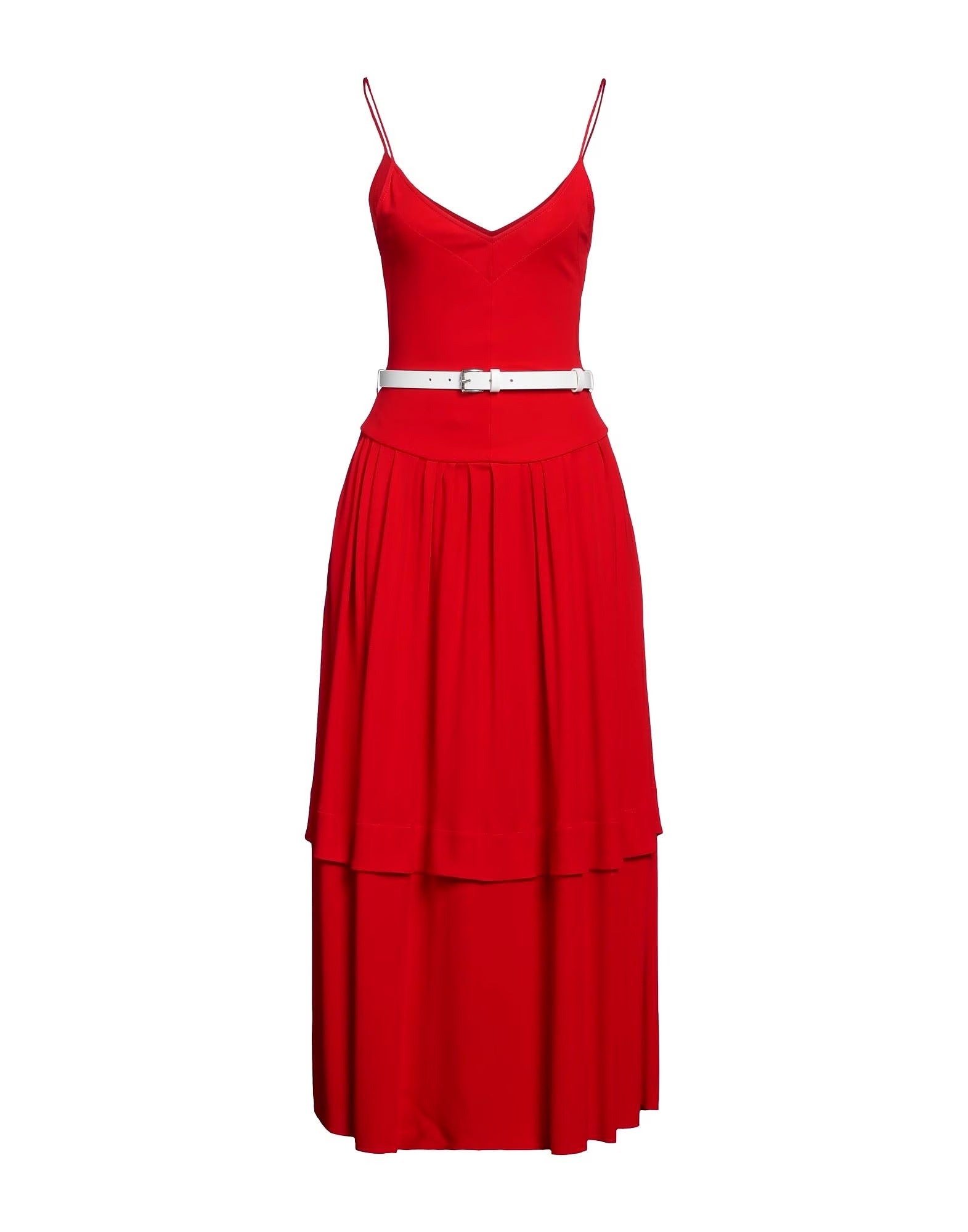 Victoria Beckham Midi Dress, red