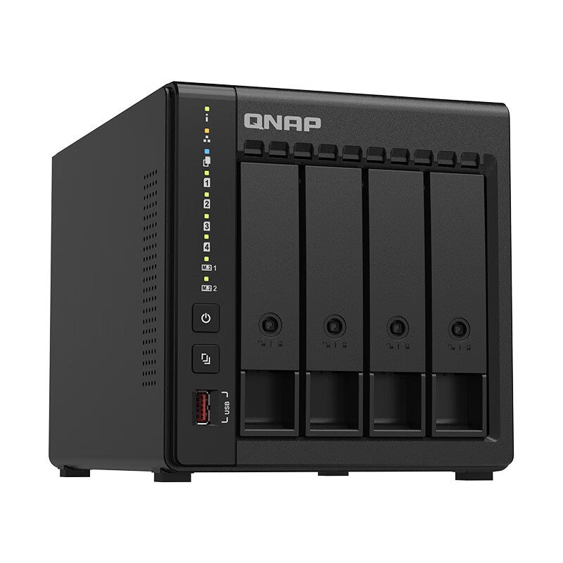 Network storage QNAP TS-466C, 4 bays, 8 GB, without disks, black