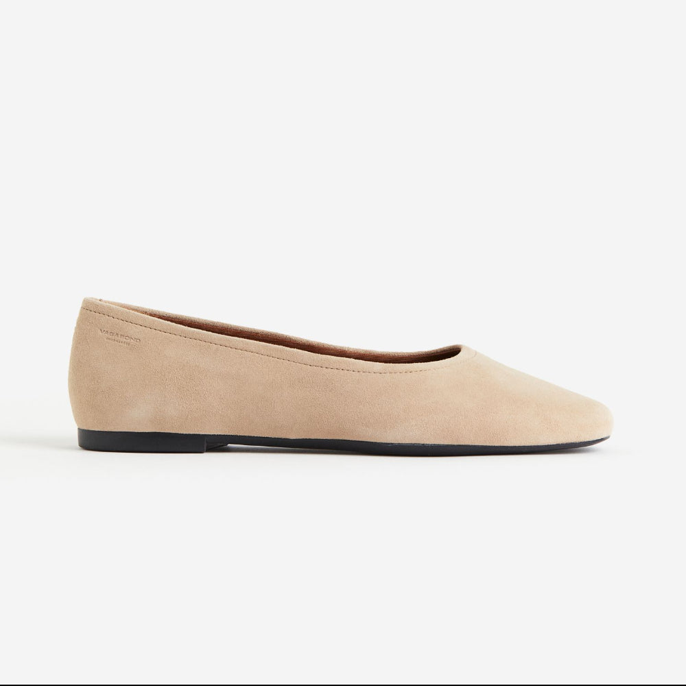 Vagabond Shoemakers Jolin ballet shoes, sand