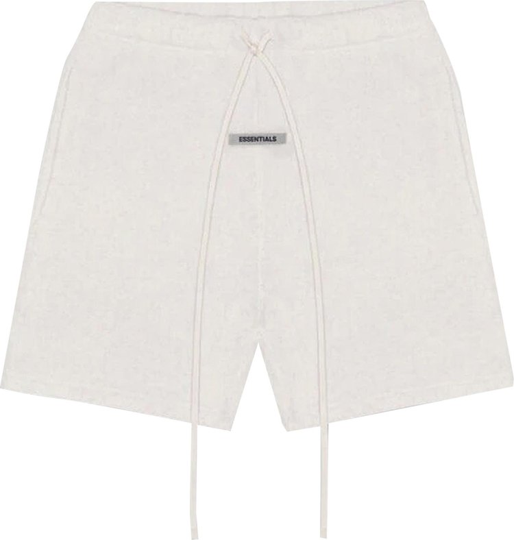 Fear of God Essentials Polar Fleece Sweat Shorts 'Oatmeal', white