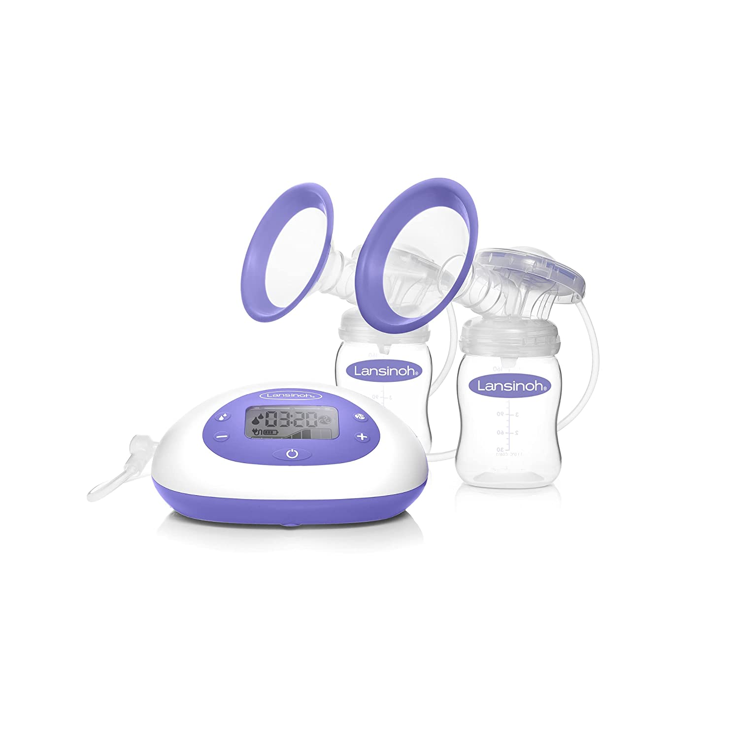 Lansinoh Signature Pro Double Breast Pump, Purple