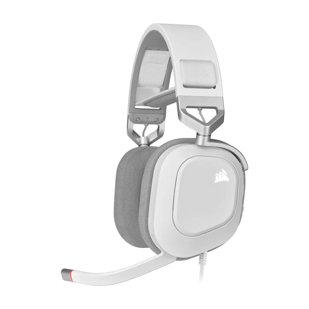 Gaming headset Corsair HS80 RGB USB, white