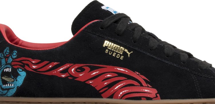 Puma Santa Cruz x Classic Suede 50 Screaming Hand sneakers, black