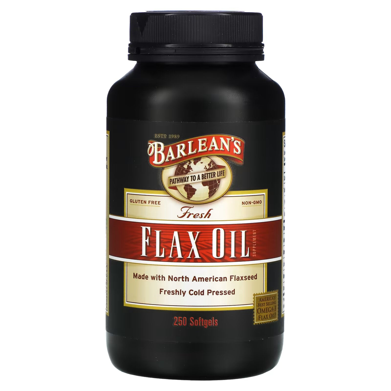 Barlean's, Fresh Flaxseed Oil, 250 Softgels