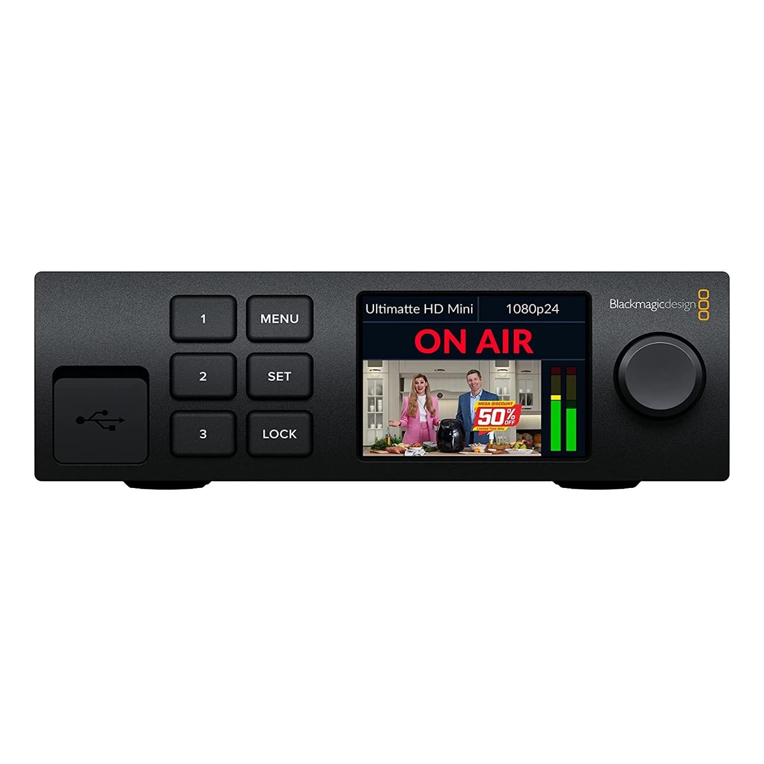 معالج الفيديو Blackmagic Design Ultimatte 12 HD Mini، باللون الأسود