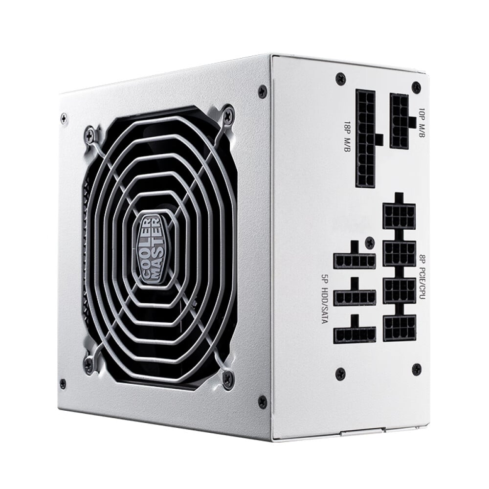 مزود الطاقة Cooler Master GX750 Gold، 750 واط، أبيض