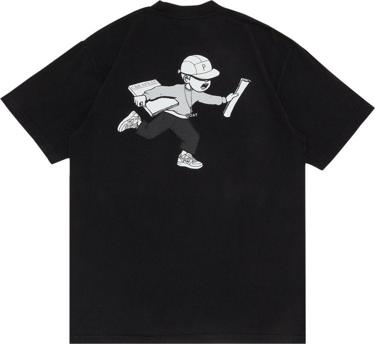 تي شيرت GOAT Exclusive Paperboy Classic T-Shirt باللون الأسود، أسود