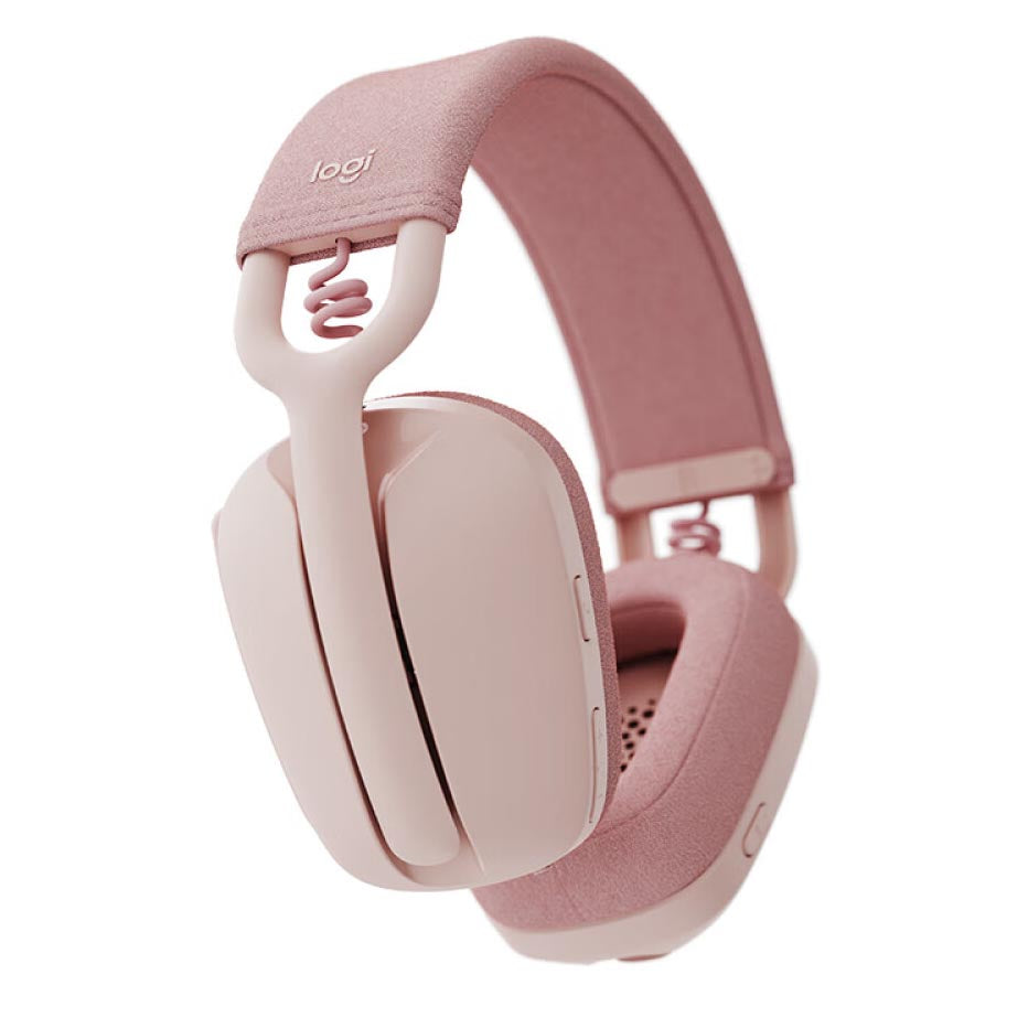 Logitech Zone Vibe 100 Wireless Headset, Pink