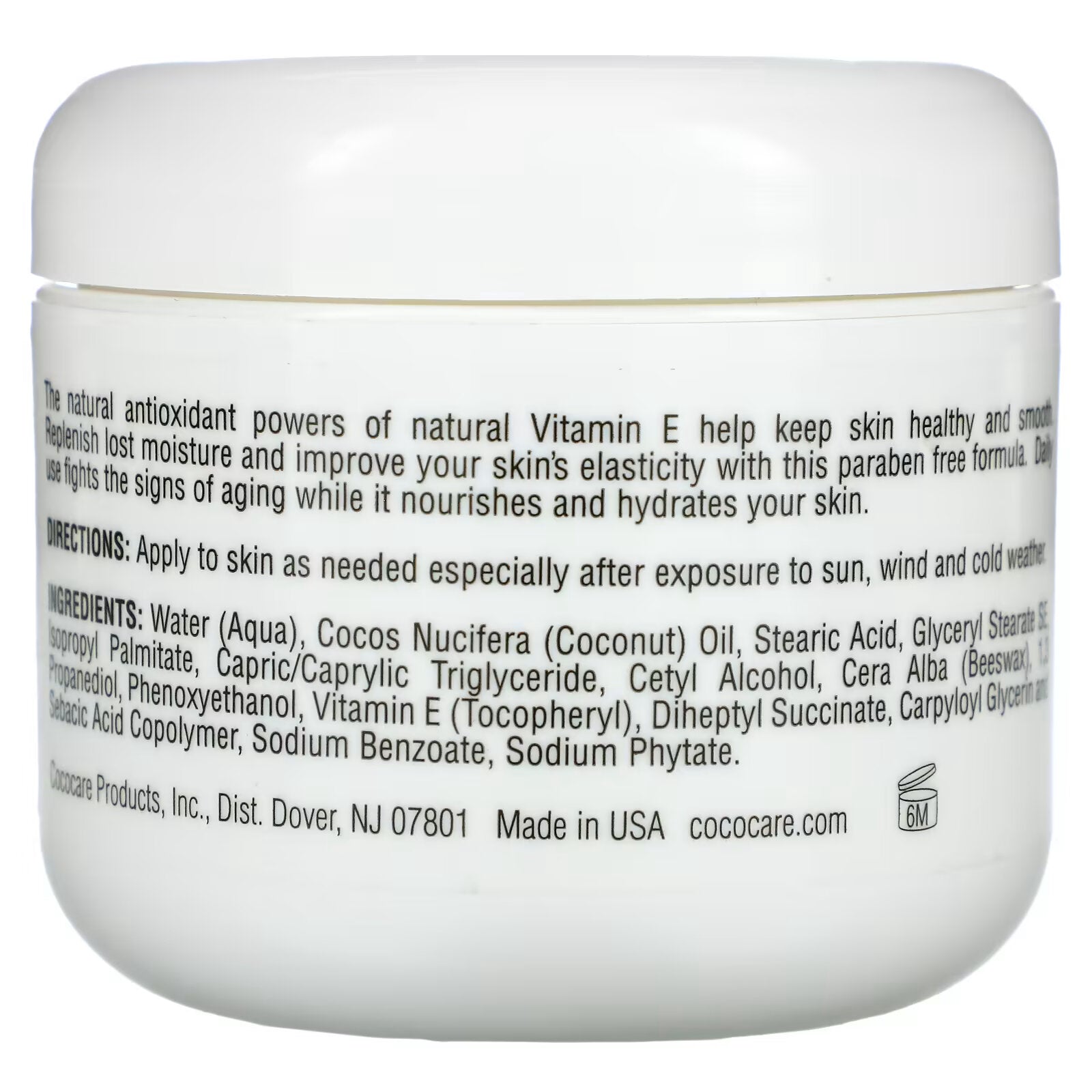 Cococare, Vitamin E Cream, 12,000 IU, 4 oz (110 g)