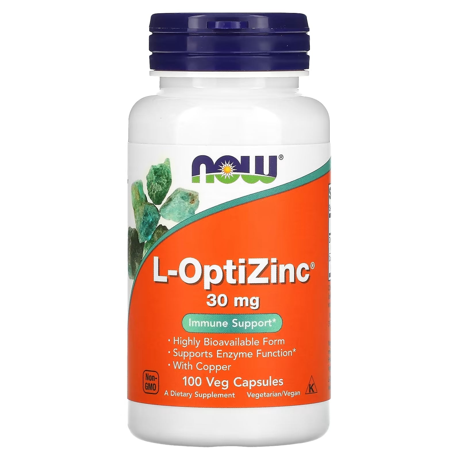 Nutritional Supplement NOW Foods L-OptiZinc, 100 capsules