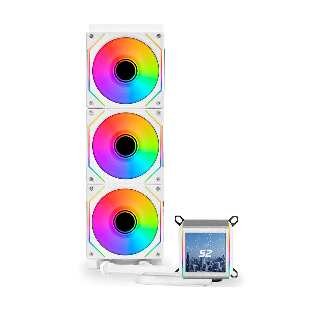 Water cooling system Lian Li Galahad II LCD SL-INF 360, white