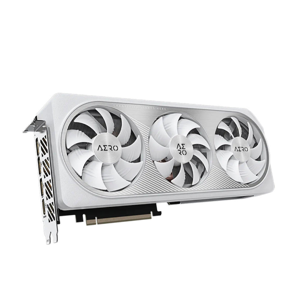 Video card Gigabyte GeForce RTX 4070 Ti SUPER AERO OC, white