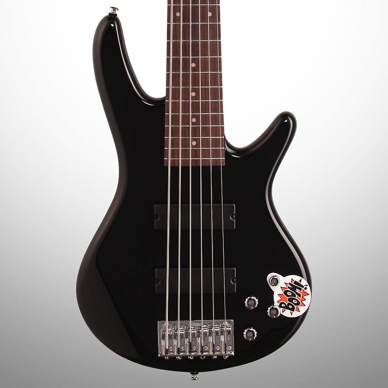 Ibanez GSR206 6-String Electric Bass Guitar - Black