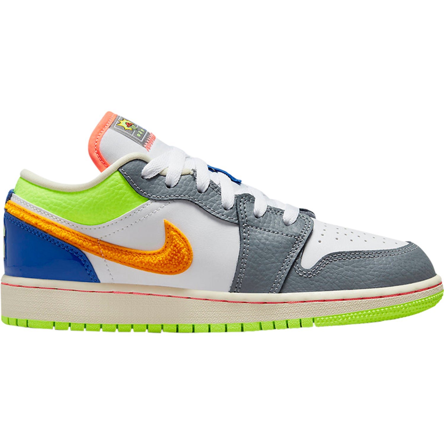 Nike Air Jordan 1 Low GS sneakers, multicolor