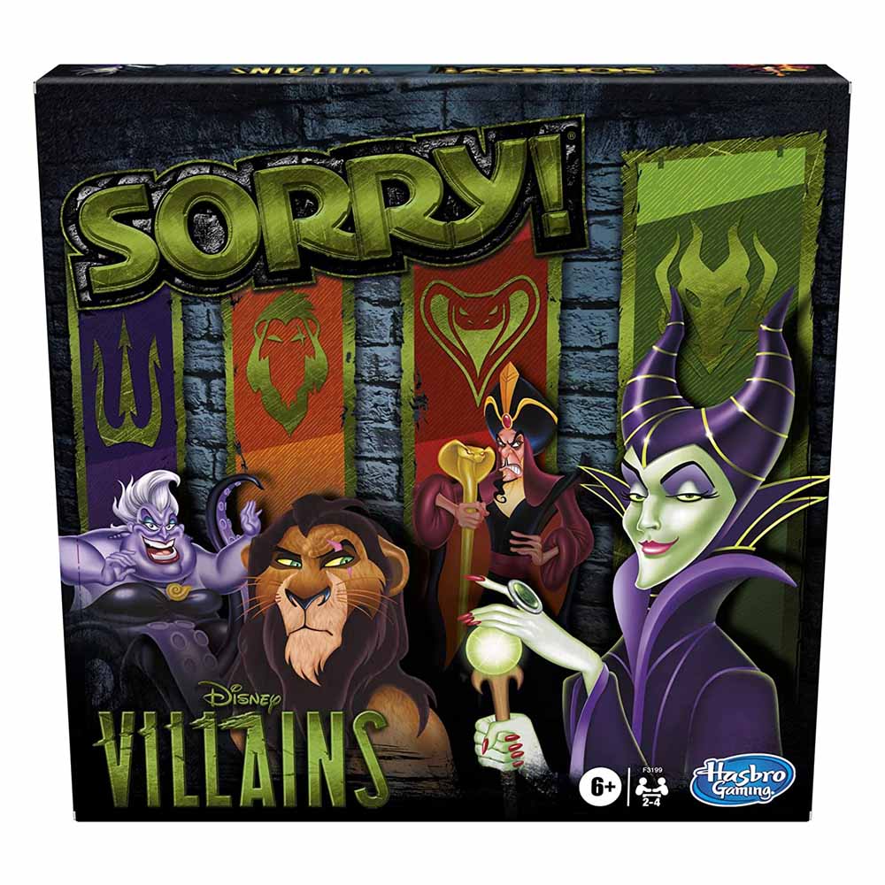 Board game Hasbro Gaming: Sorry! Disney Villains Edition Kids