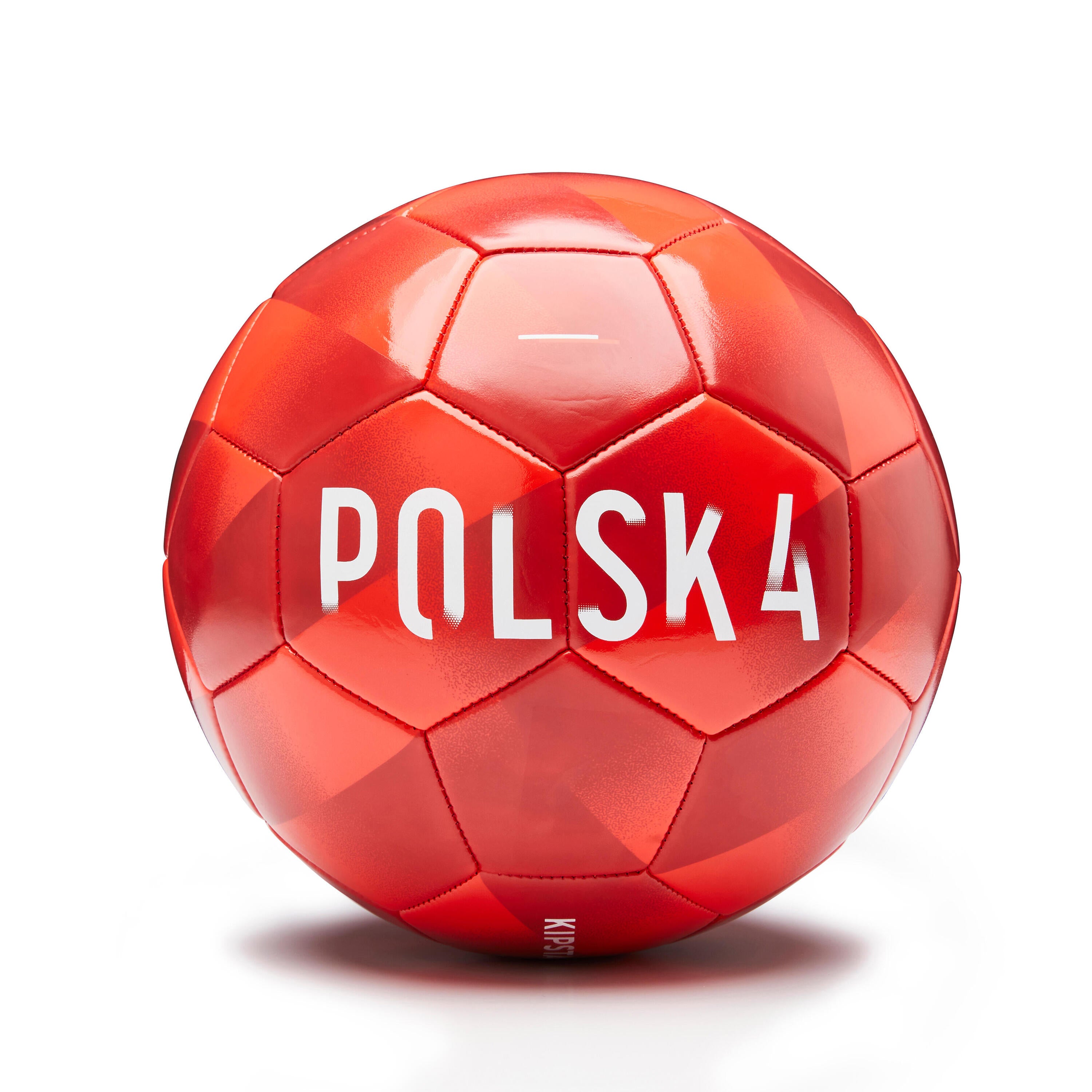 Soccer training ball Poland 2022 size 5 KIPSTA, red