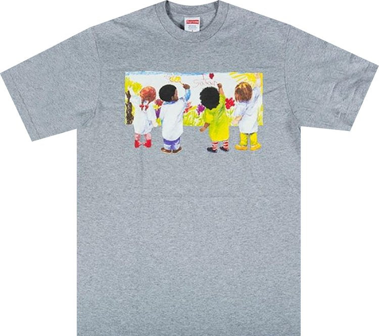 Supreme Kids Tee 'Heather Grey', Gray