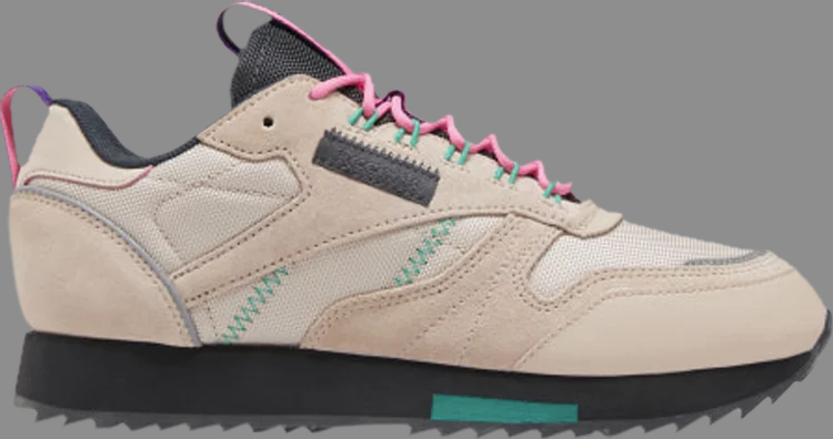 wmns classic leather ripple trail 'buff' Reebok sneakers, tan